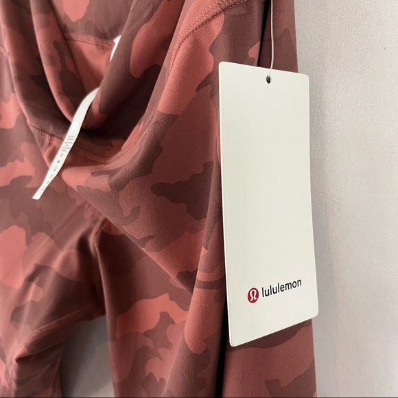 LULULEMON Align Cropped 21" Leggings in Heritage 365 Camo Brier Rose - Picture 9 of 10